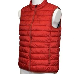 Red Men’s Puffer Vest Sz Large
